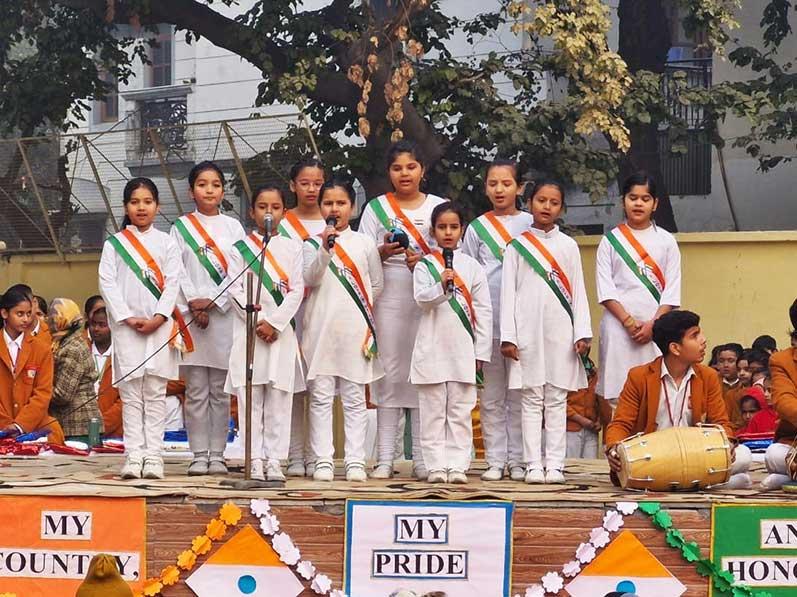 MVM Noida: Republic Day was celebrated at Maharishi Vidya Mandir Noida with patriotism and fervour.