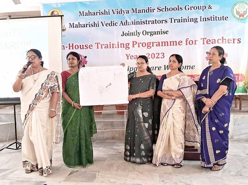MVM Lalmati, Guwahati: In-House Teachers Training Programme organized at Maharishi Vidya Mandir Lalmati Guwahati Assam.