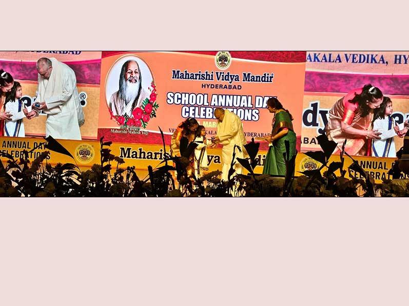 Maharishi Vidya Mandir School,  Hyderabad celebrated Annual Day in the most prestigious auditorium of Hyderabad ''Shilpakala Vedika''.
