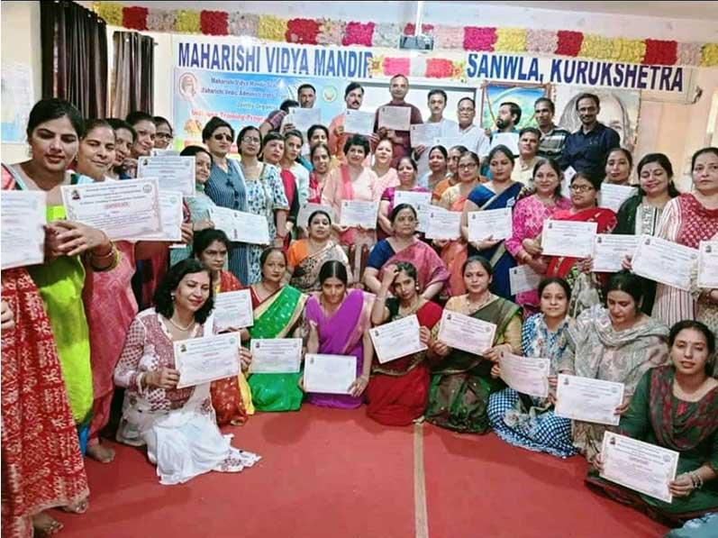 MVM Kurukshetra: Three days In-House Teachers Training Programme organised at Maharishi Vidya Mandir Sanwla Kurukshetra.