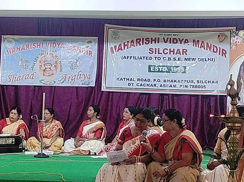 MVM Silchar: Foundation Day of Sahasrasheersha Devi Mandal was celebrated at Maharishi Vidya Mandir Silchar with full participation.