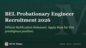 ⁠BEL Probationary Engineer Recruitment 2026, Notification, Eligibility, Apply Online