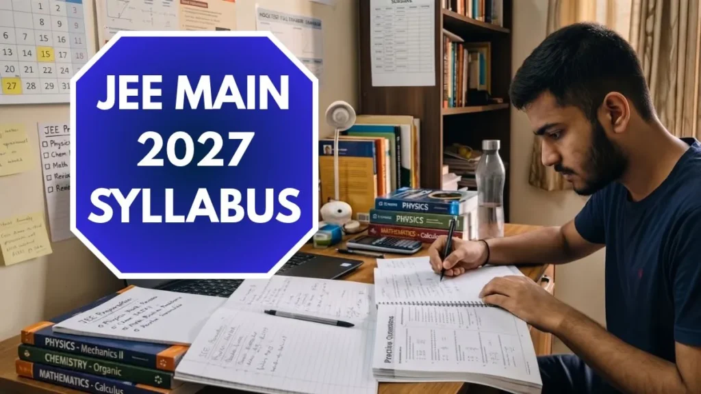 JEE Main 2027 Syllabus, Exam Pattern and Marking Scheme