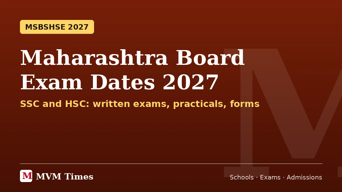Maharashtra Board exam dates 2027 for SSC and HSC